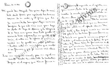 Carta a Miguel de Unamuno