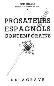 Prosateurs espagnols contemporains