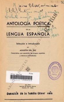 Antología poética de la lengua española