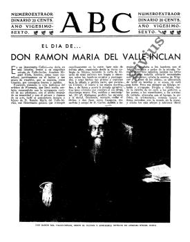 El día de... Don Ramón del Valle-Inclán