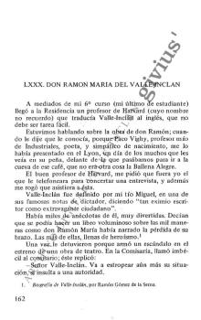 LXXX. Don Ramón María del Valle-Inclán