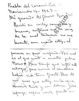 Carta a Alfonso Reyes