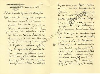 Carta a Eduardo Gómez de Baquero
