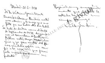Carta a Victoriano García Martí