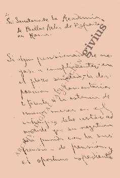Carta a Hermenegildo Estevan