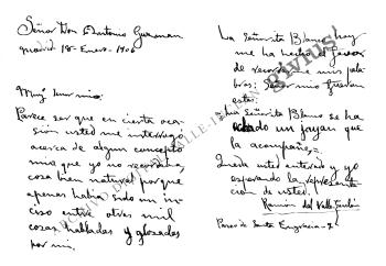 Carta a Antonio Guzmán